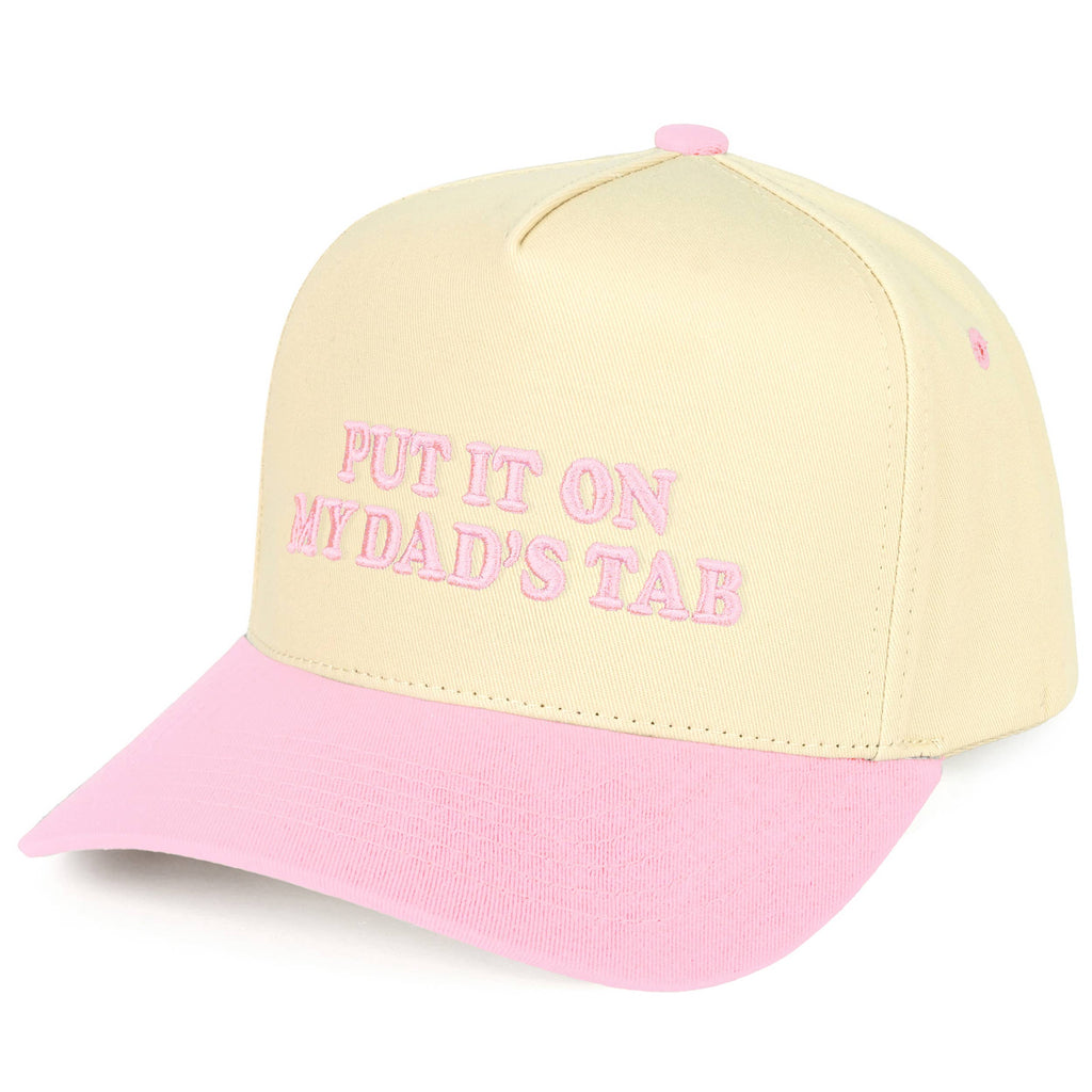 C.C PUT IT ON MY DAD'S TAB Letter Trucker Hat