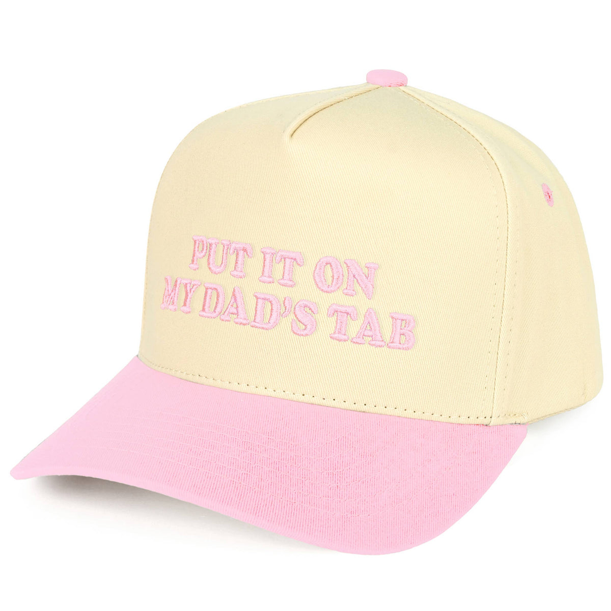 C.C PUT IT ON MY DAD'S TAB Letter Trucker Hat