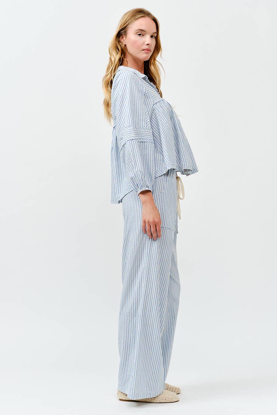Striped Linen Pant