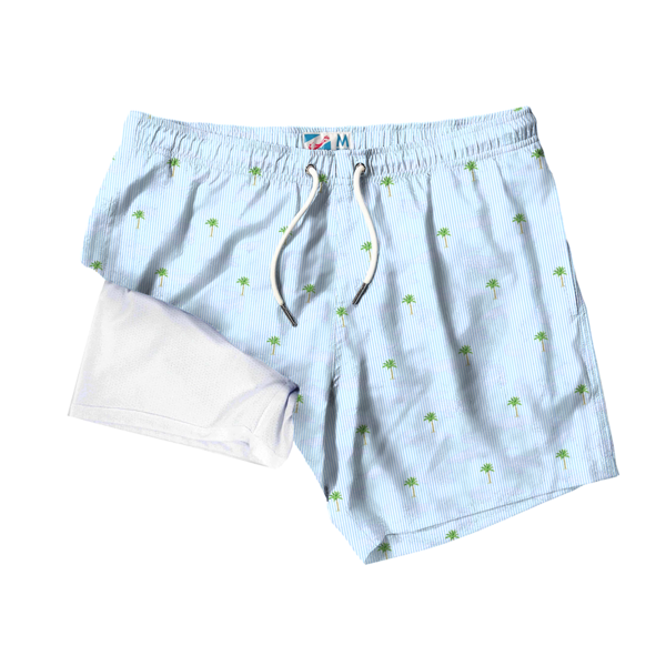 Palm Stripes - 6 inch with liner