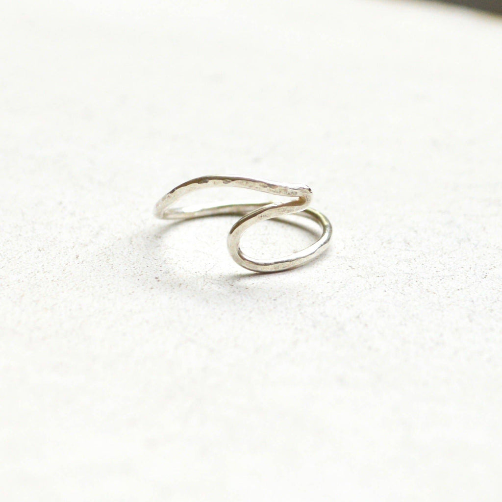 Wave Ring in Sterling or Gold
