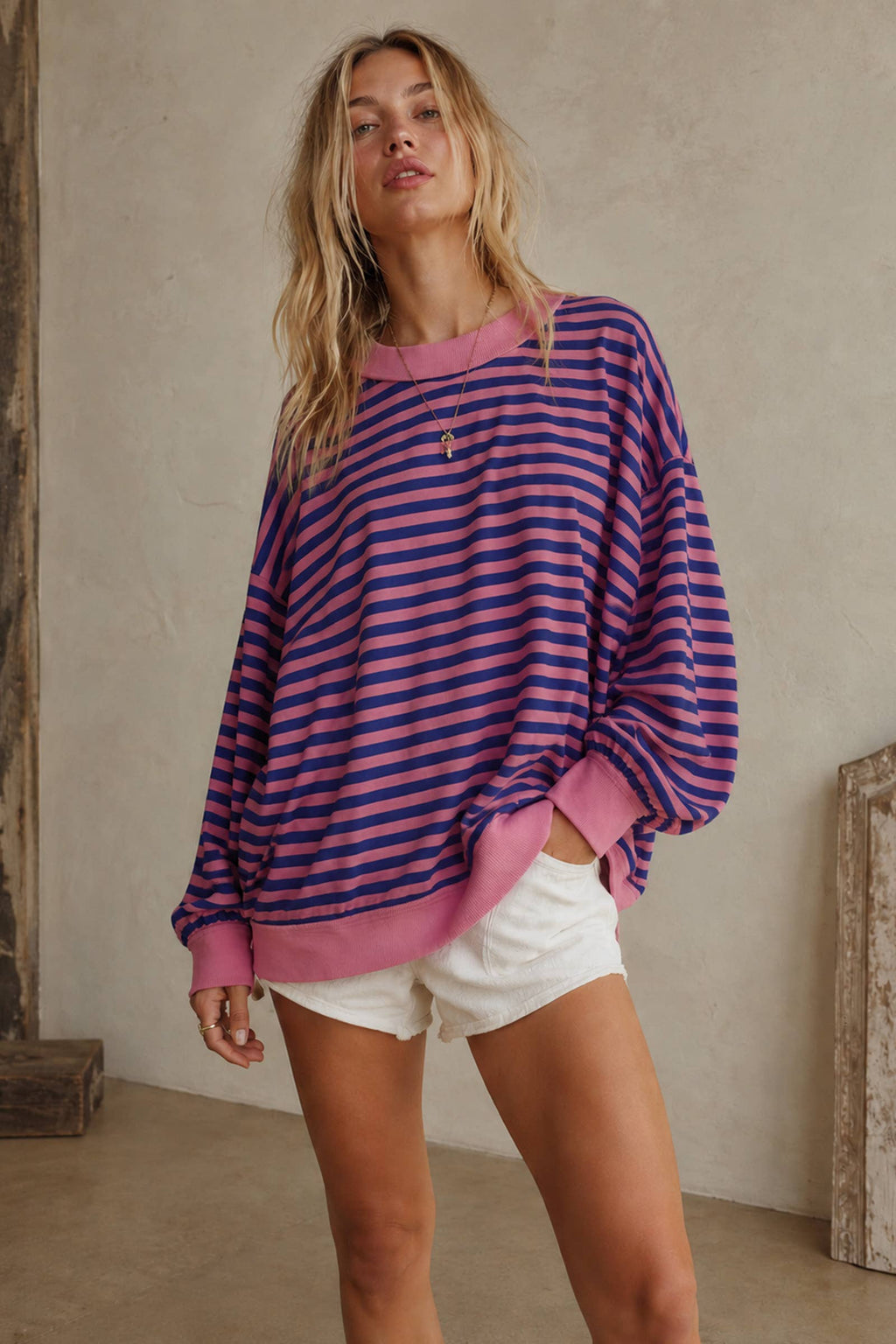 Oversized Mock Neck