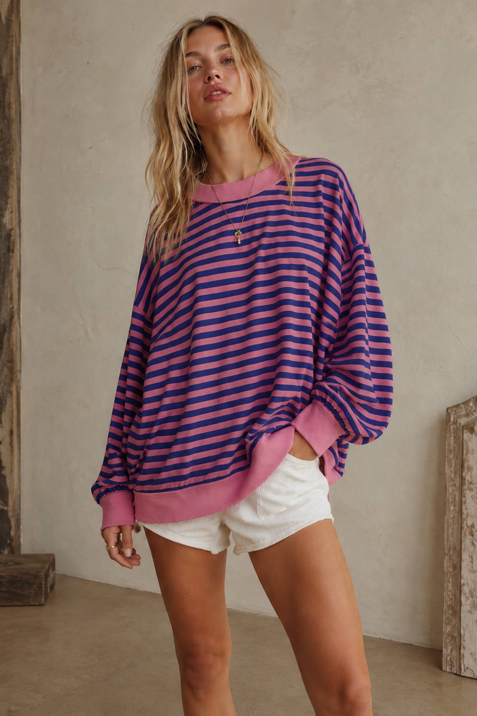 Oversized Mock Neck