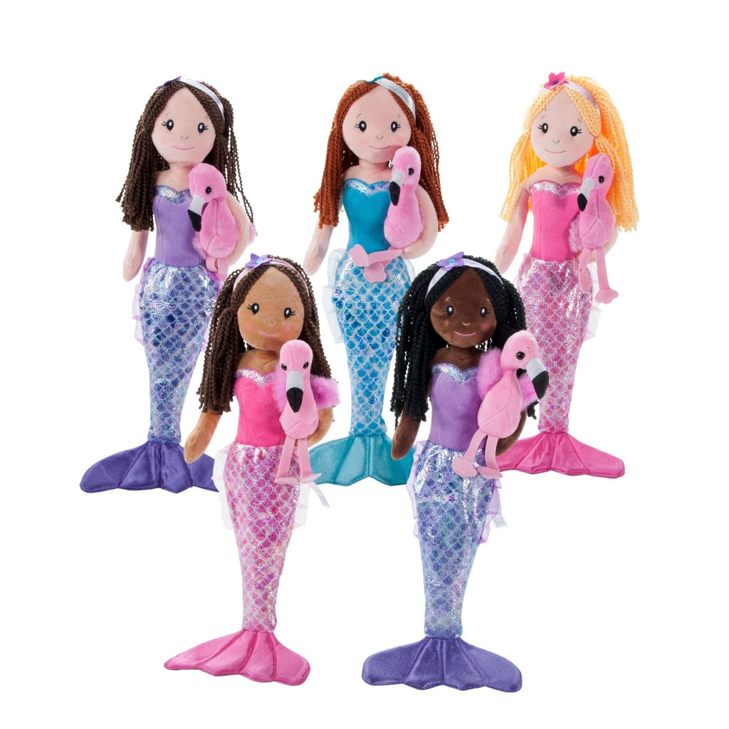 17" Mermaid w/ Flamingo