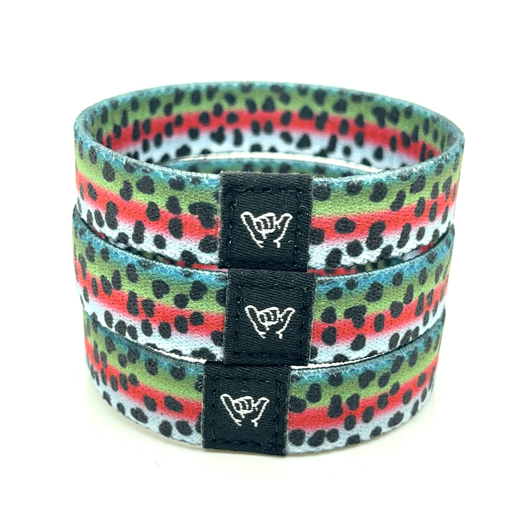 Rainbow Trout Skin Wristband Bracelet