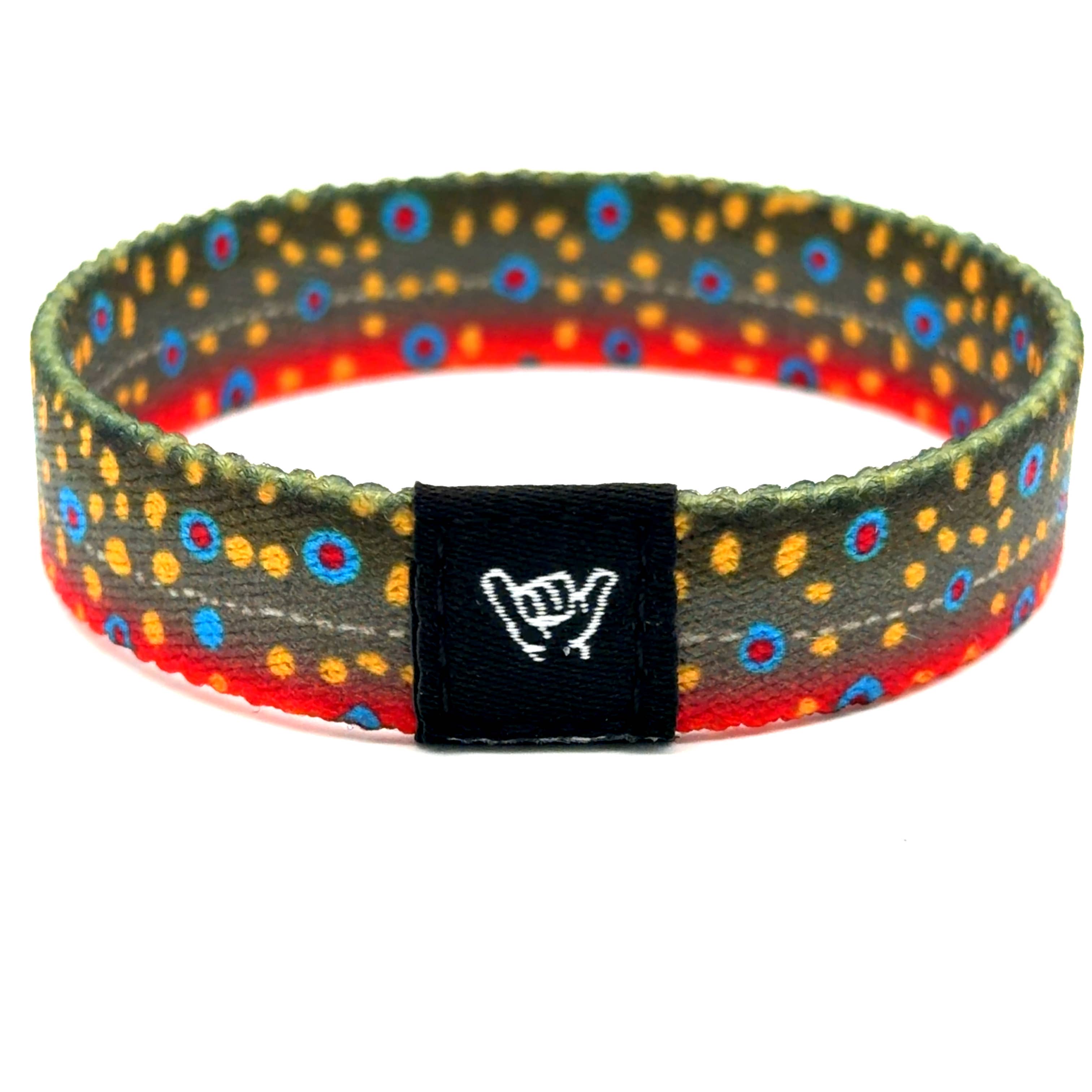 Brook Trout Skin Wristband Bracelet