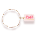 ILY Pearl Bracelet in Gold