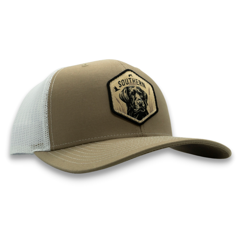 Labrador Hex Patch Trucker