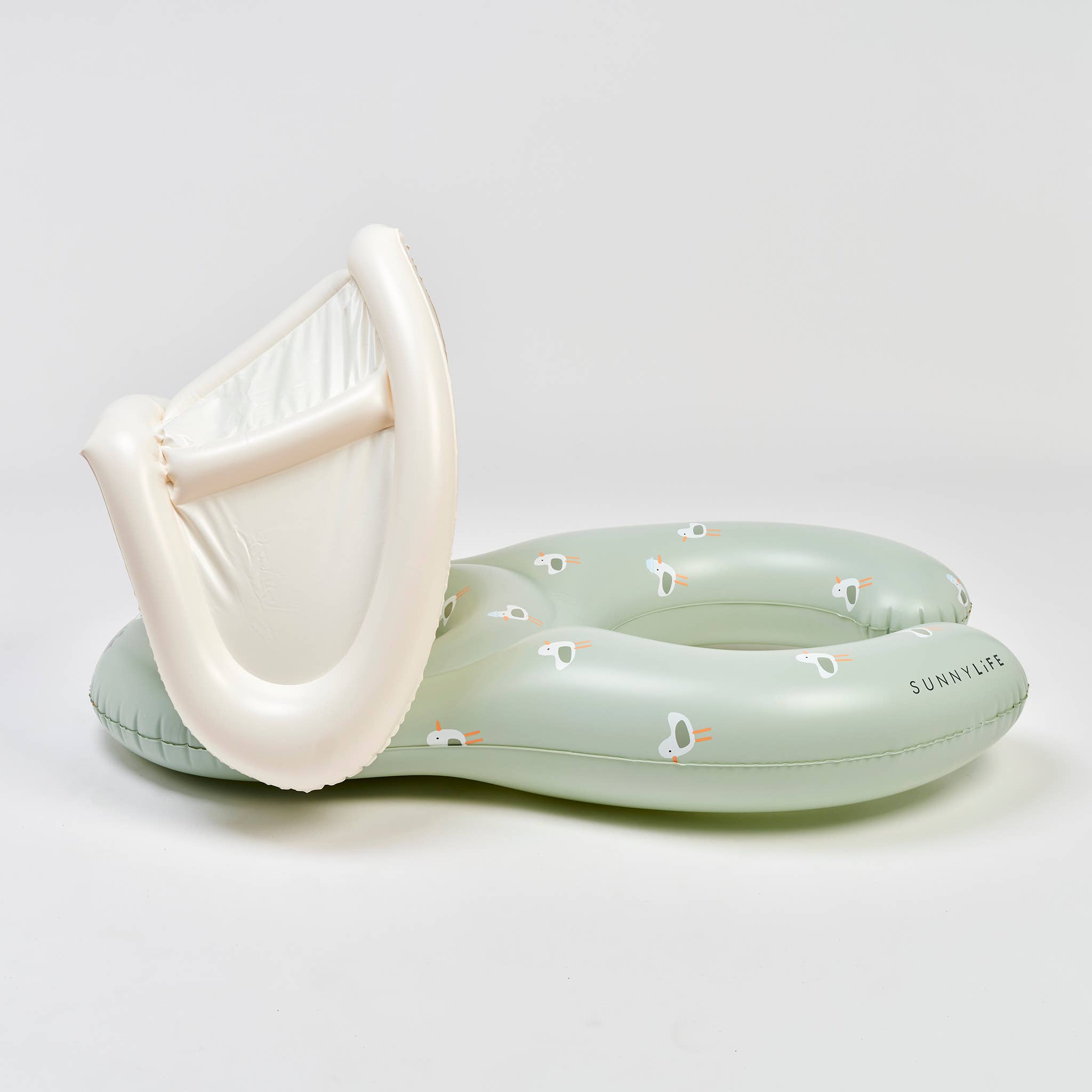 Float Together Baby Seat Sammy the Seagull Green