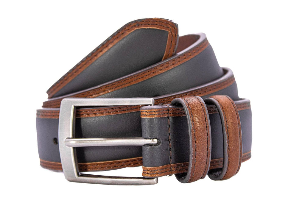 Two Tone Leather Belt