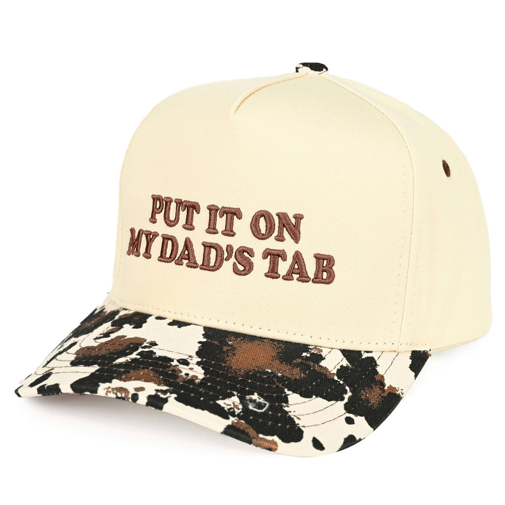C.C PUT IT ON MY DAD'S TAB Letter Trucker Hat