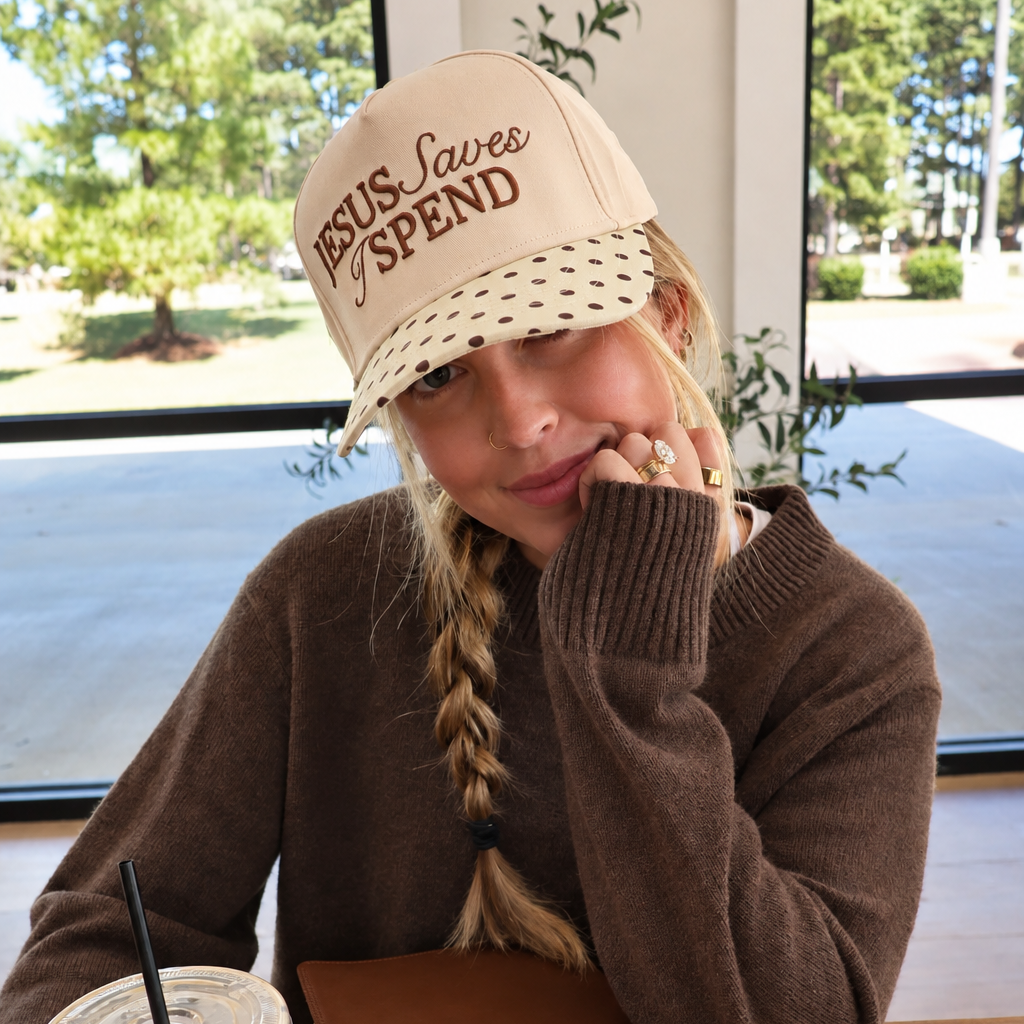 Jesus Saves 3D Embroidered Trucker Hat
