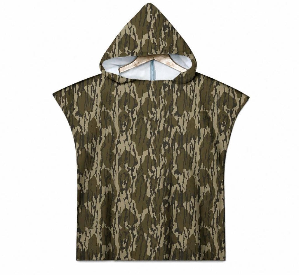 Kids Bottom Camo Hooded Beach Towel