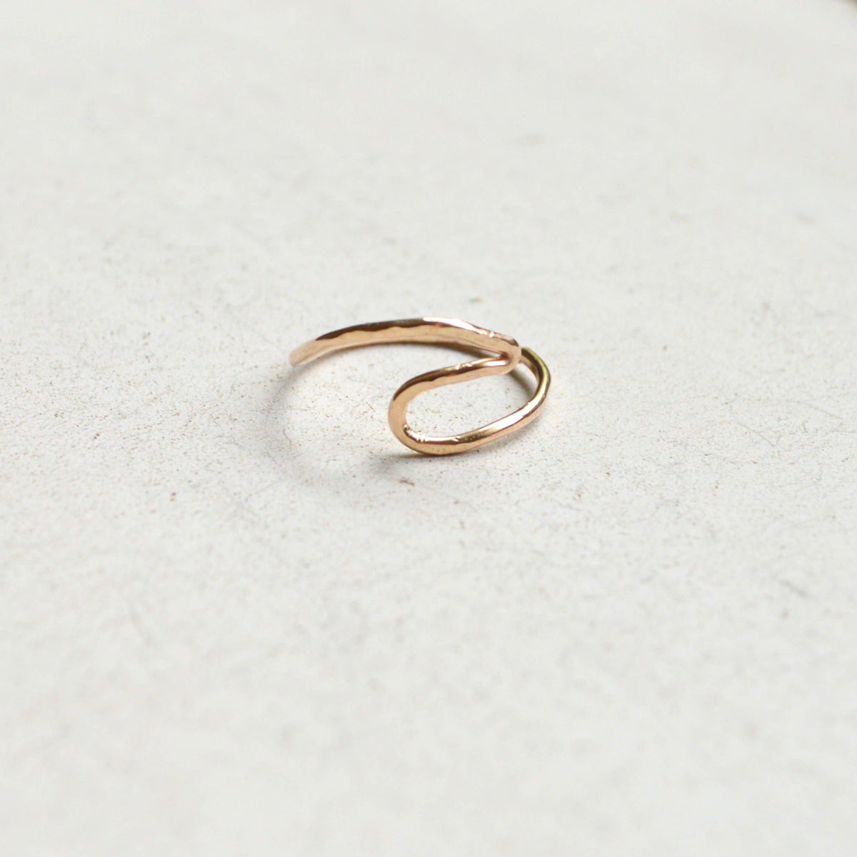 Wave Ring in Sterling or Gold