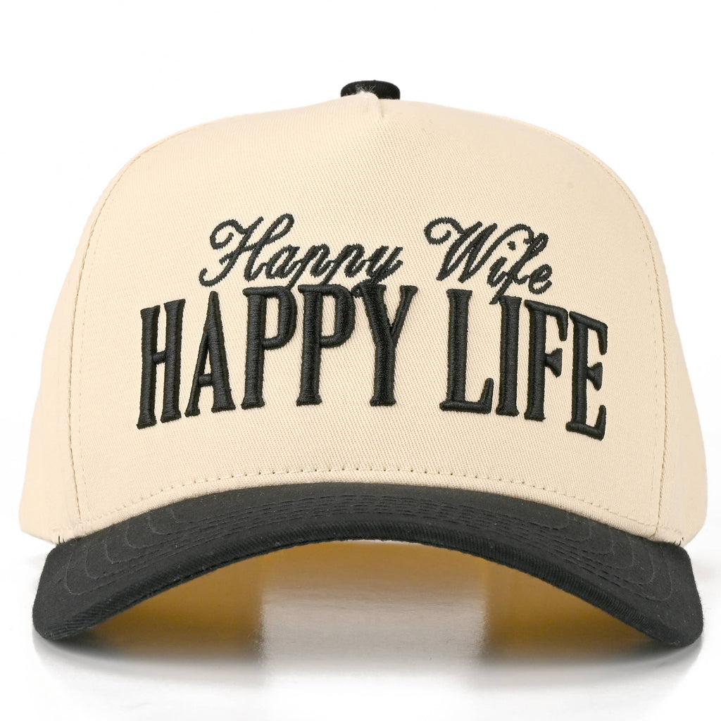 HAPPY WIFE HAPPY LIFE HAT