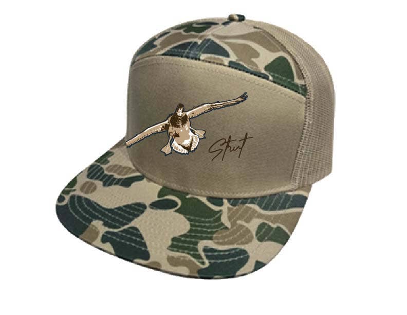 Flying In 7-Panel Snap Back Trucker Hat
