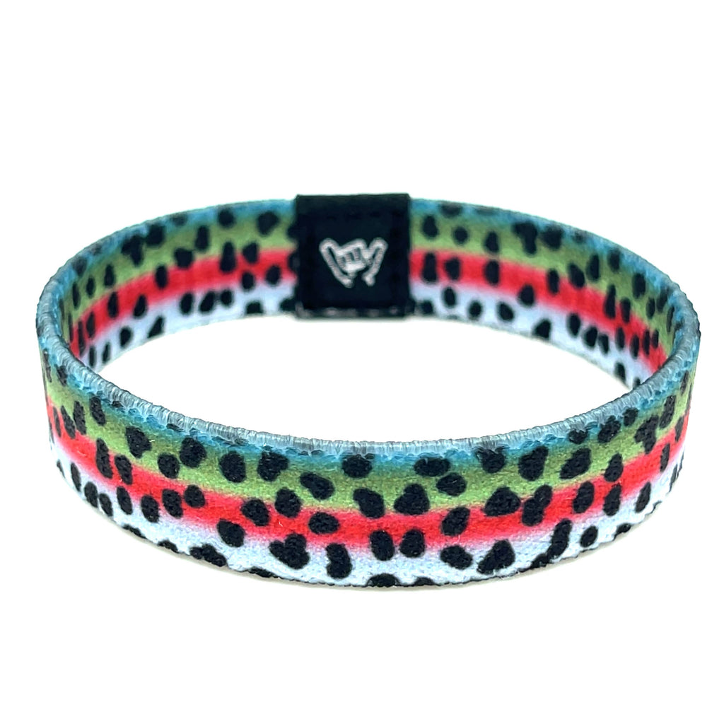 Rainbow Trout Skin Wristband Bracelet