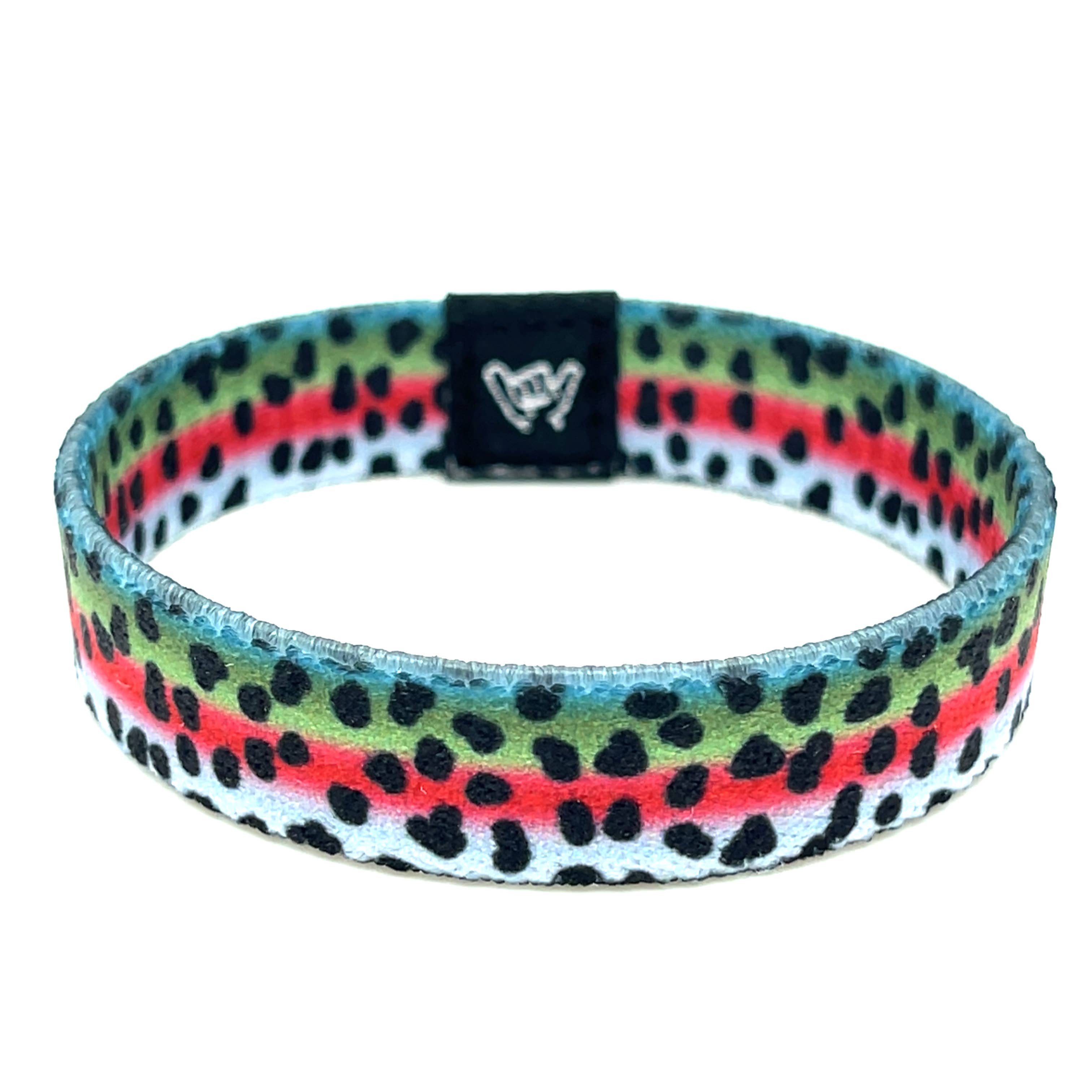 Rainbow Trout Skin Wristband Bracelet