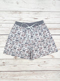 Grey Camo Swim Trunks