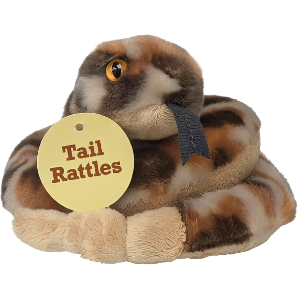 Ziggy the Canned Rattlesnake Stuffed Plush w/Funny Jokes