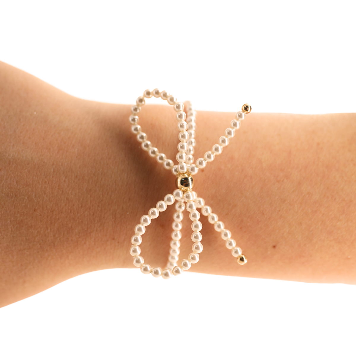 Pearl Bow Bracelet