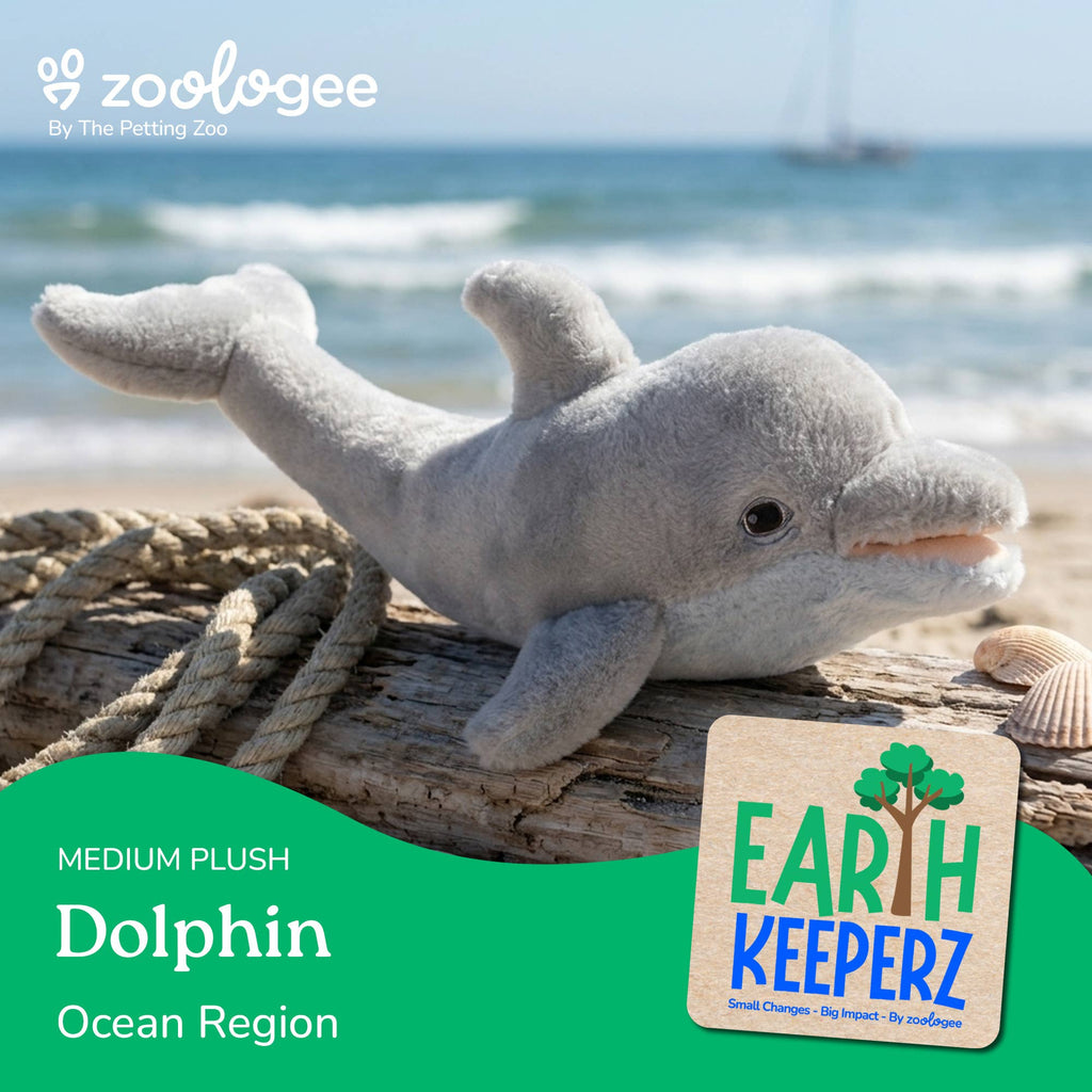 Earth Keeperz Dolphin medium 20" Recycled Plush
