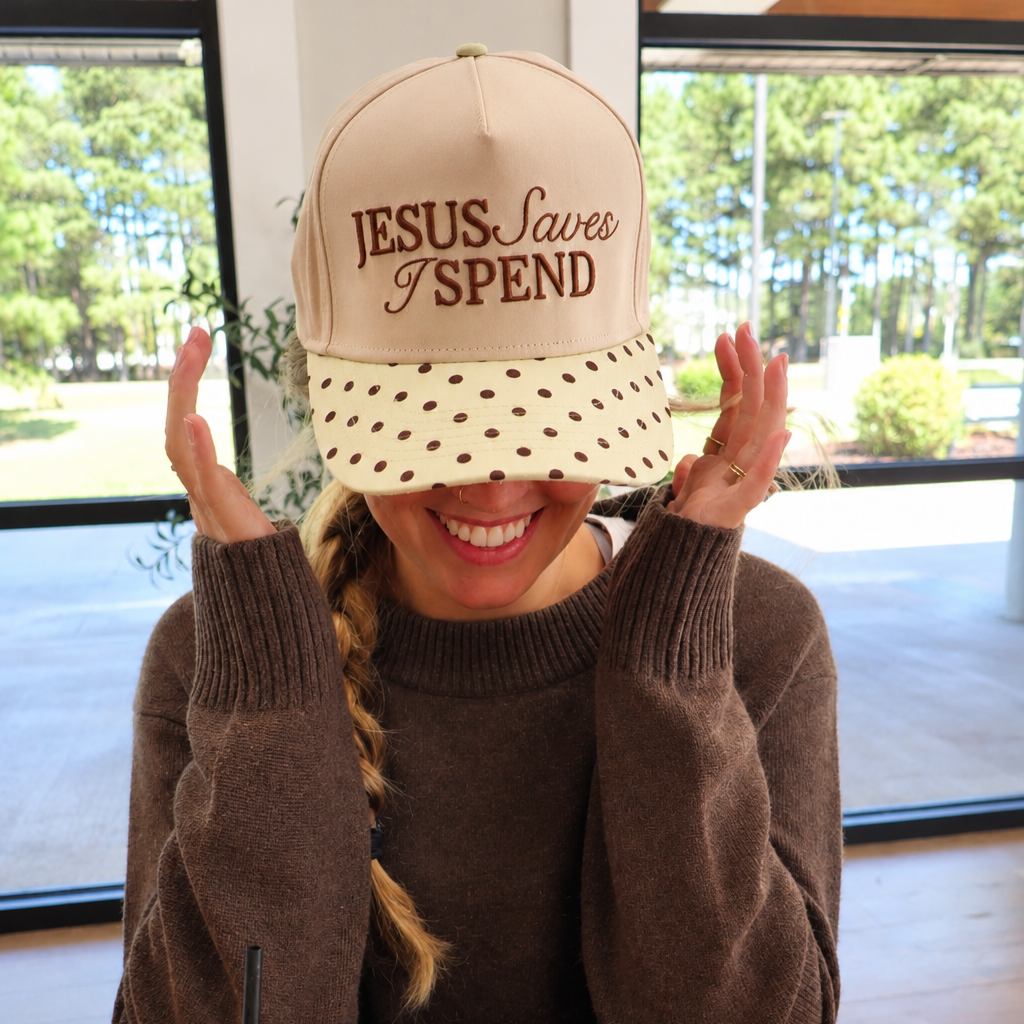 Jesus Saves 3D Embroidered Trucker Hat