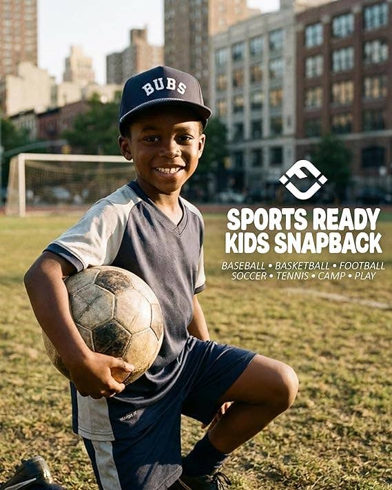 Kid's Golf Hat - Bubs - Navy