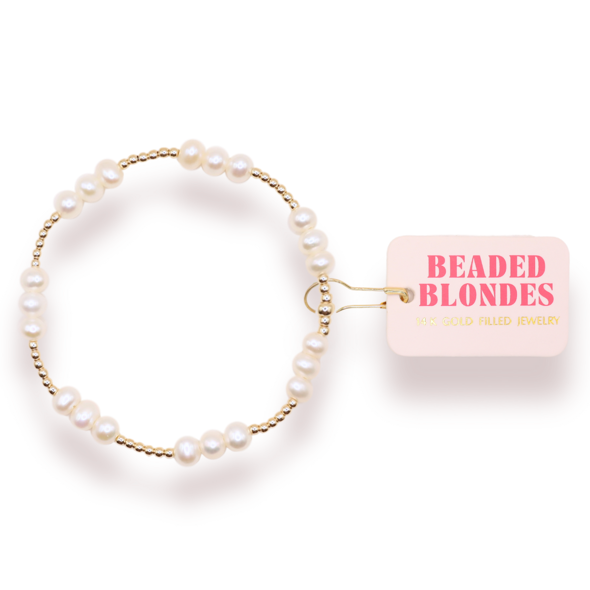 ILY Coastal Pearl Bracelet in Gold