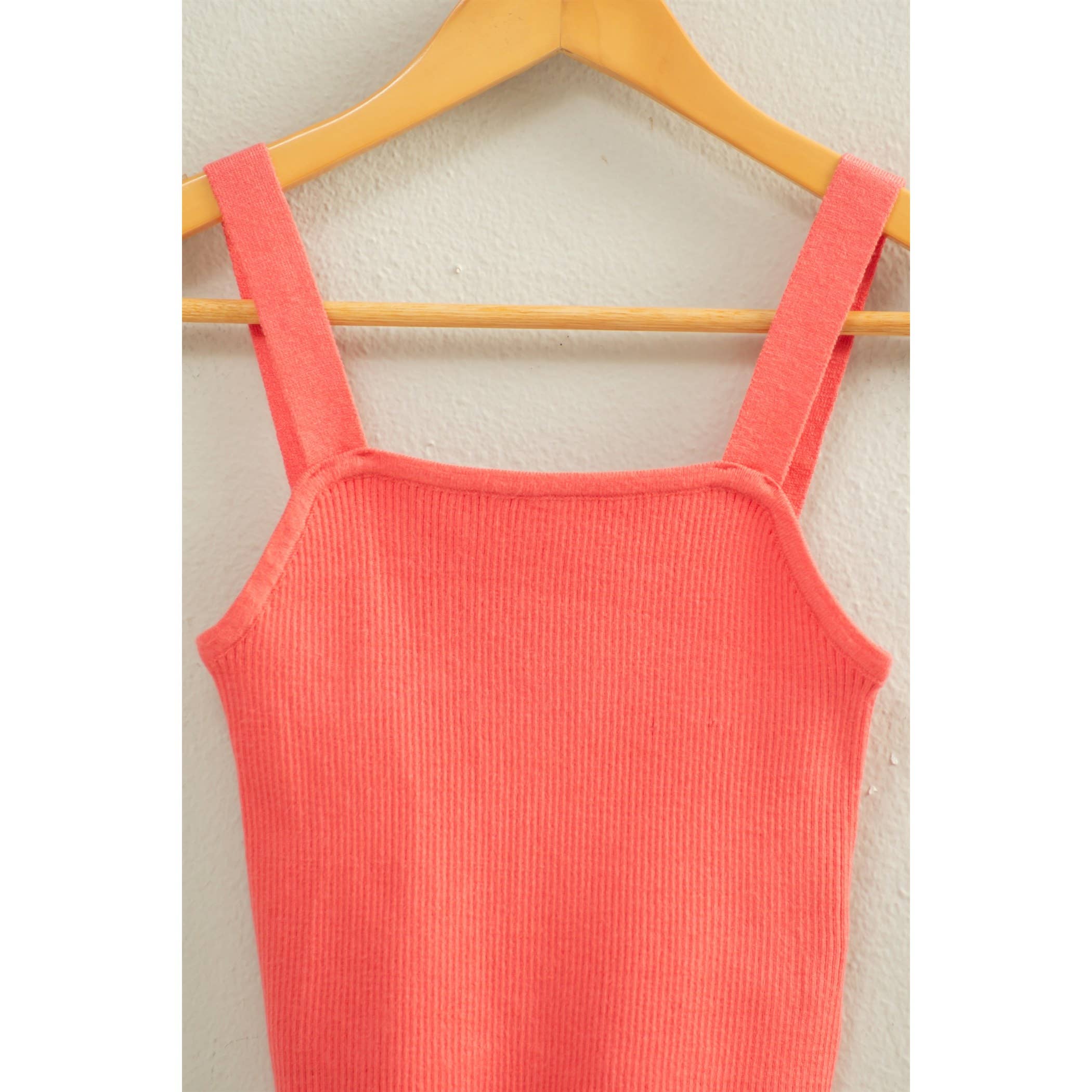 Ribbed Cropped Tank