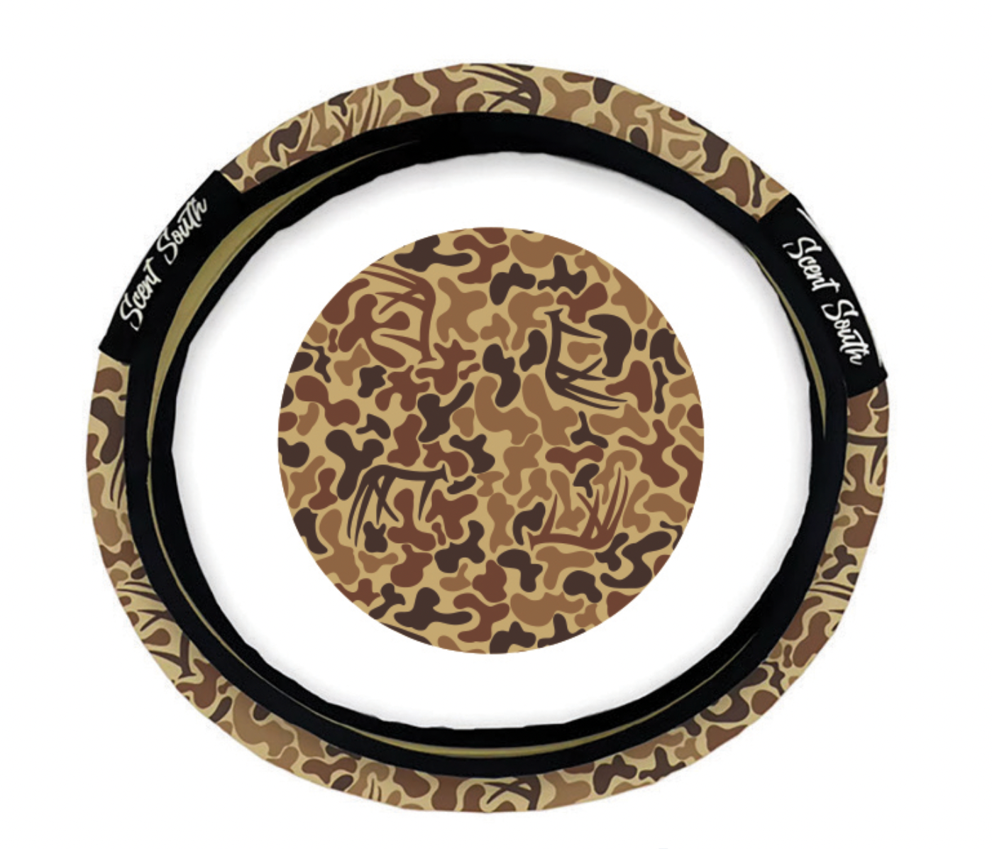 Antler Camo - Steering wheel cover