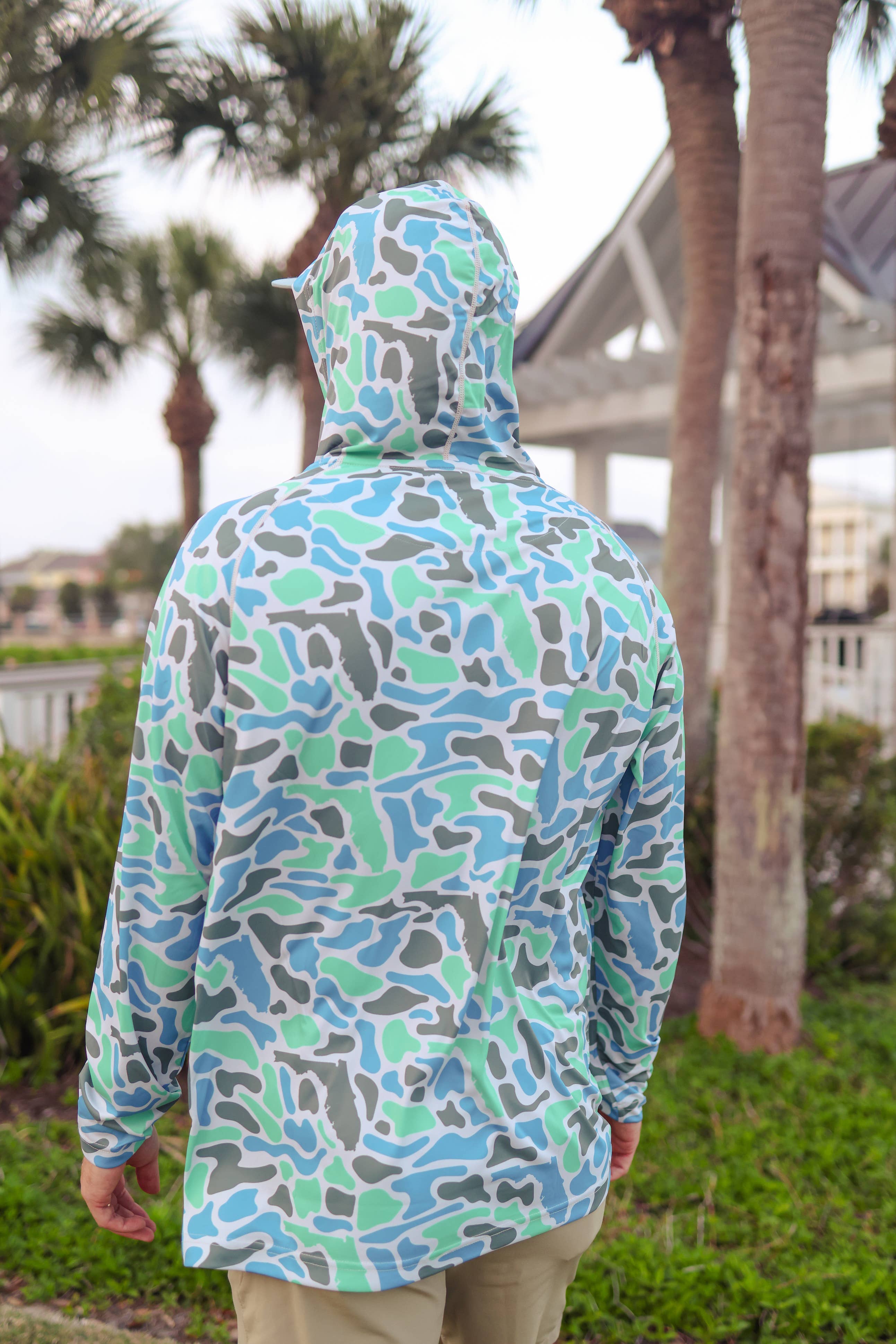 Florida Coastal Camo Performance Hoodie