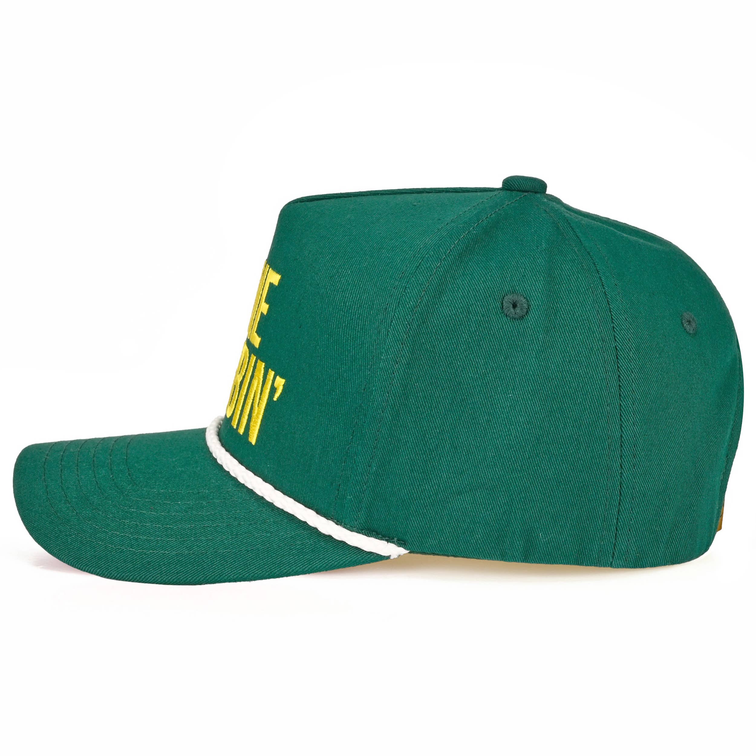GONE CLUBBIN' Letter with Rope Trucker Hat