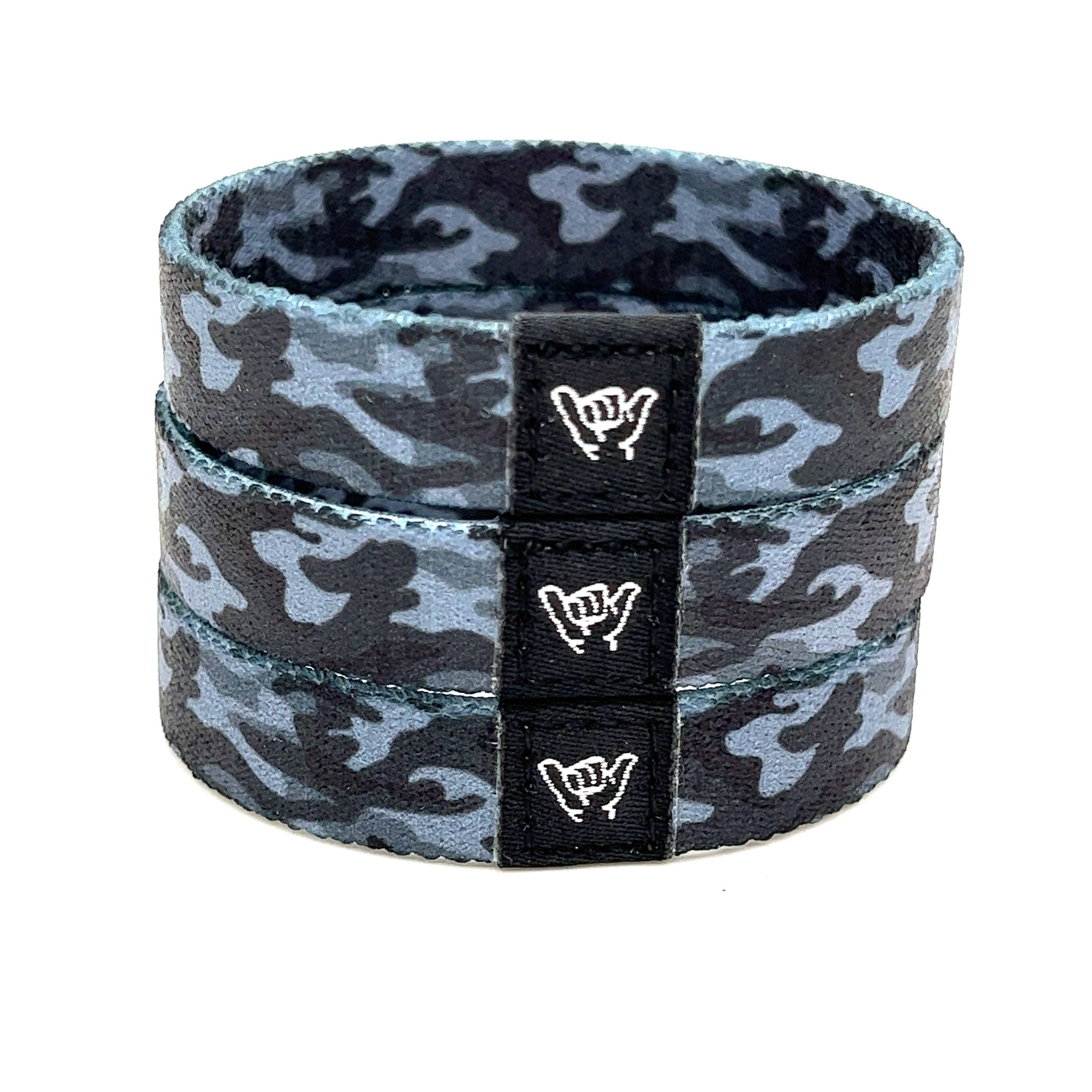 Midnight Camo Wristband Bracelet