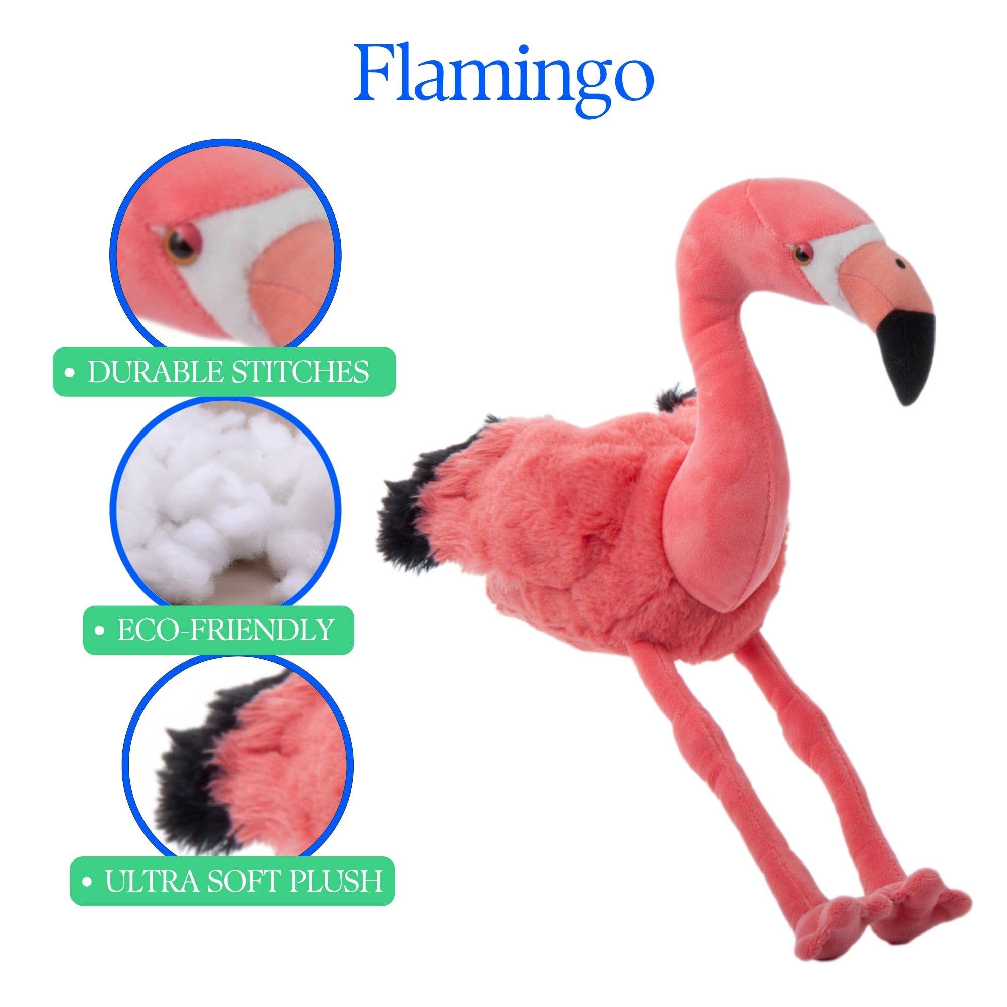 12" (46cm) Wild Onez Flamingo Wild Life