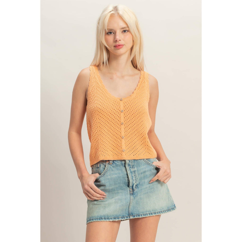 Open Knit Tank