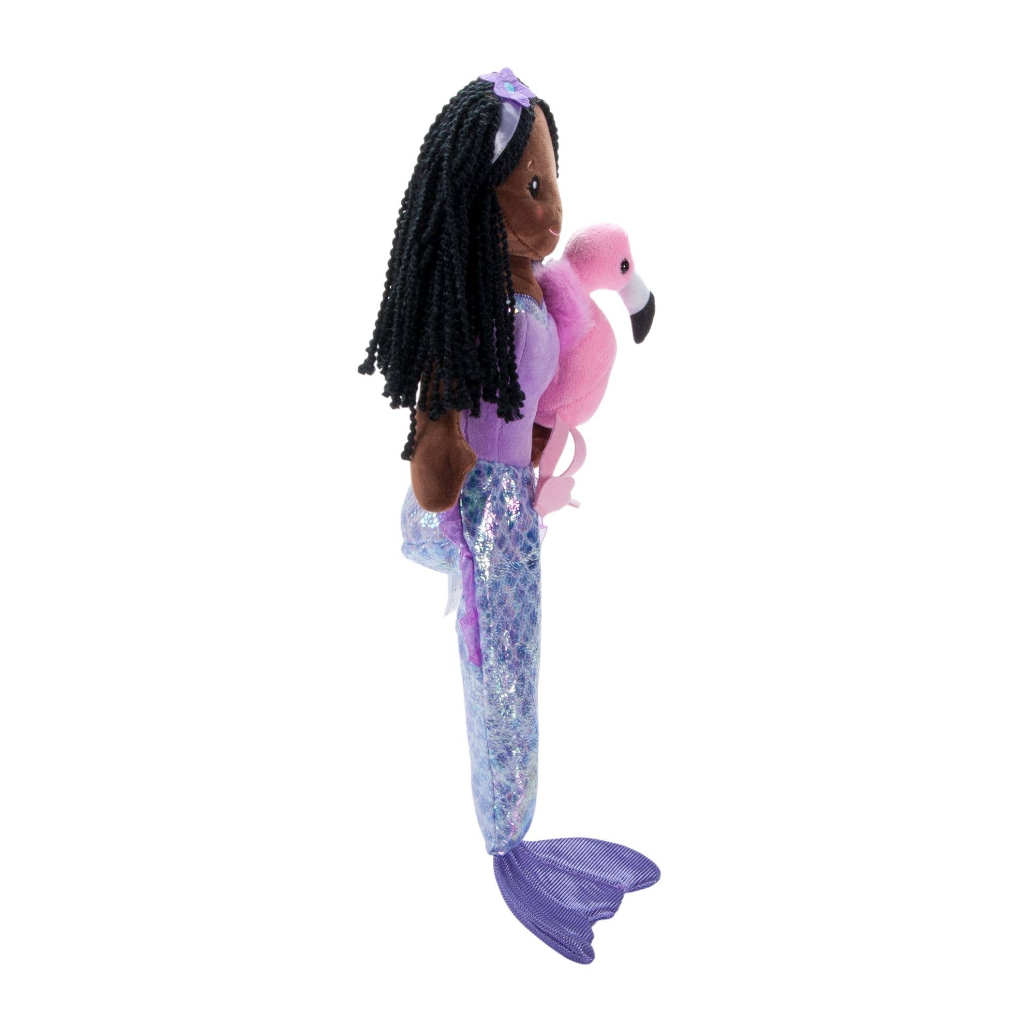 17" Mermaid w/ Flamingo