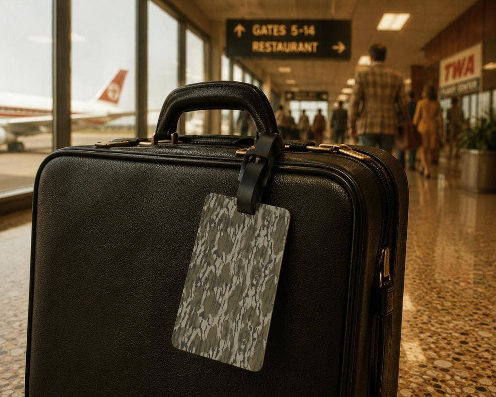 Bottom Camo Luggage Tag