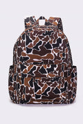 Camouflage Printed Canvas Backpack