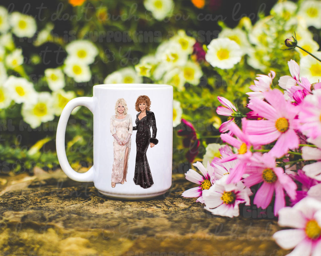 Dlly & Reba Western Coffee Mug