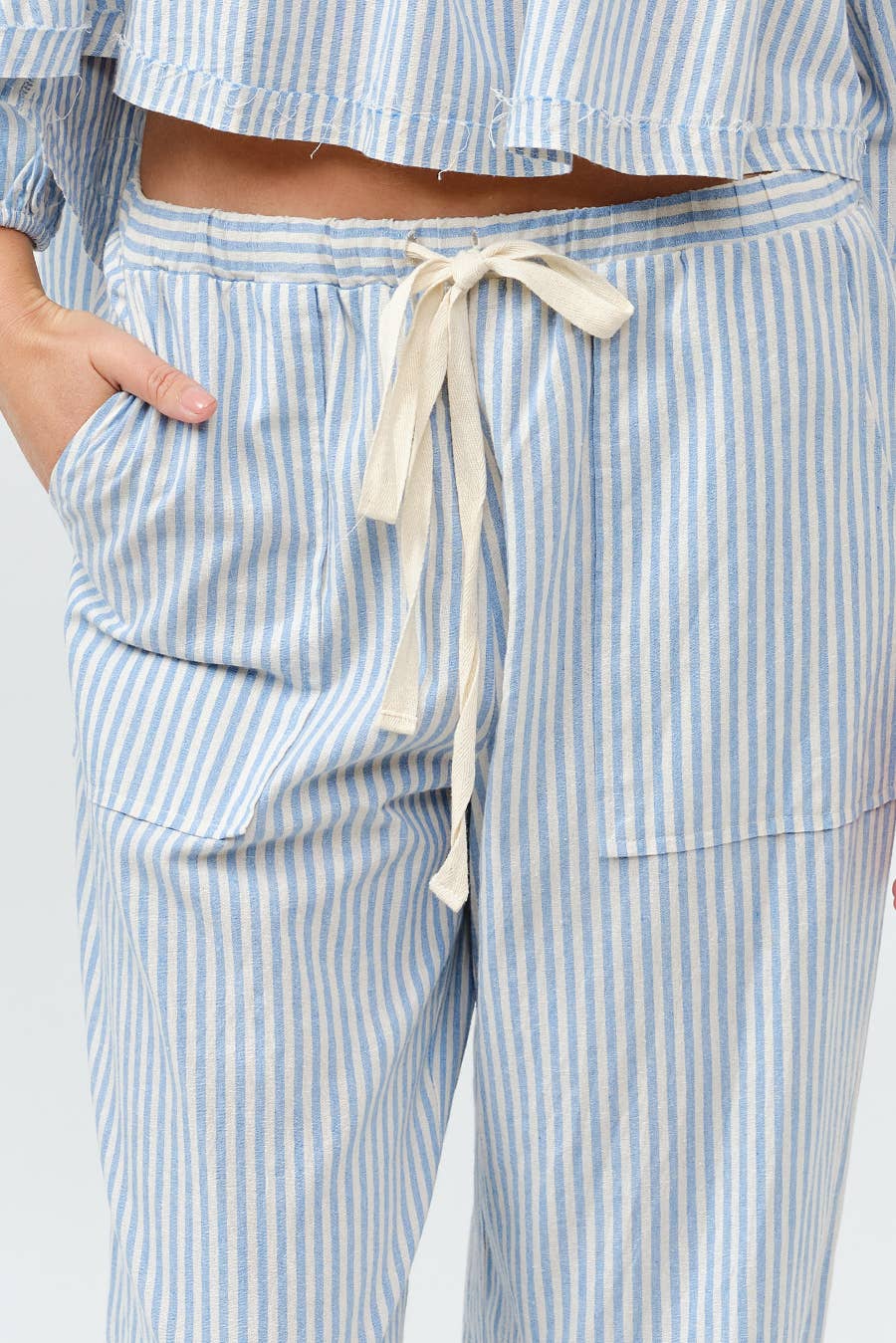 Striped Linen Pant