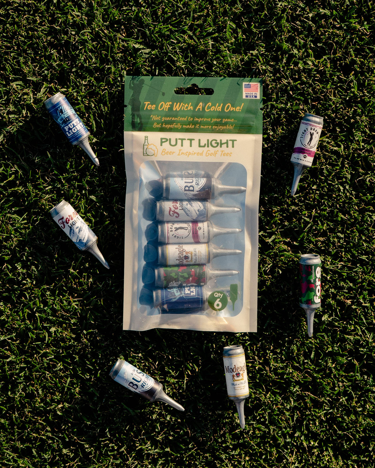 Beer Can Golf Tees