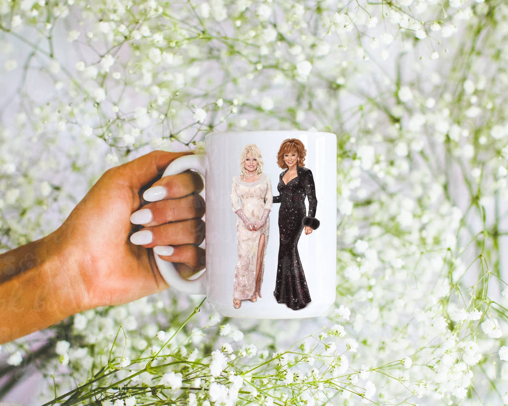 Dlly & Reba Western Coffee Mug