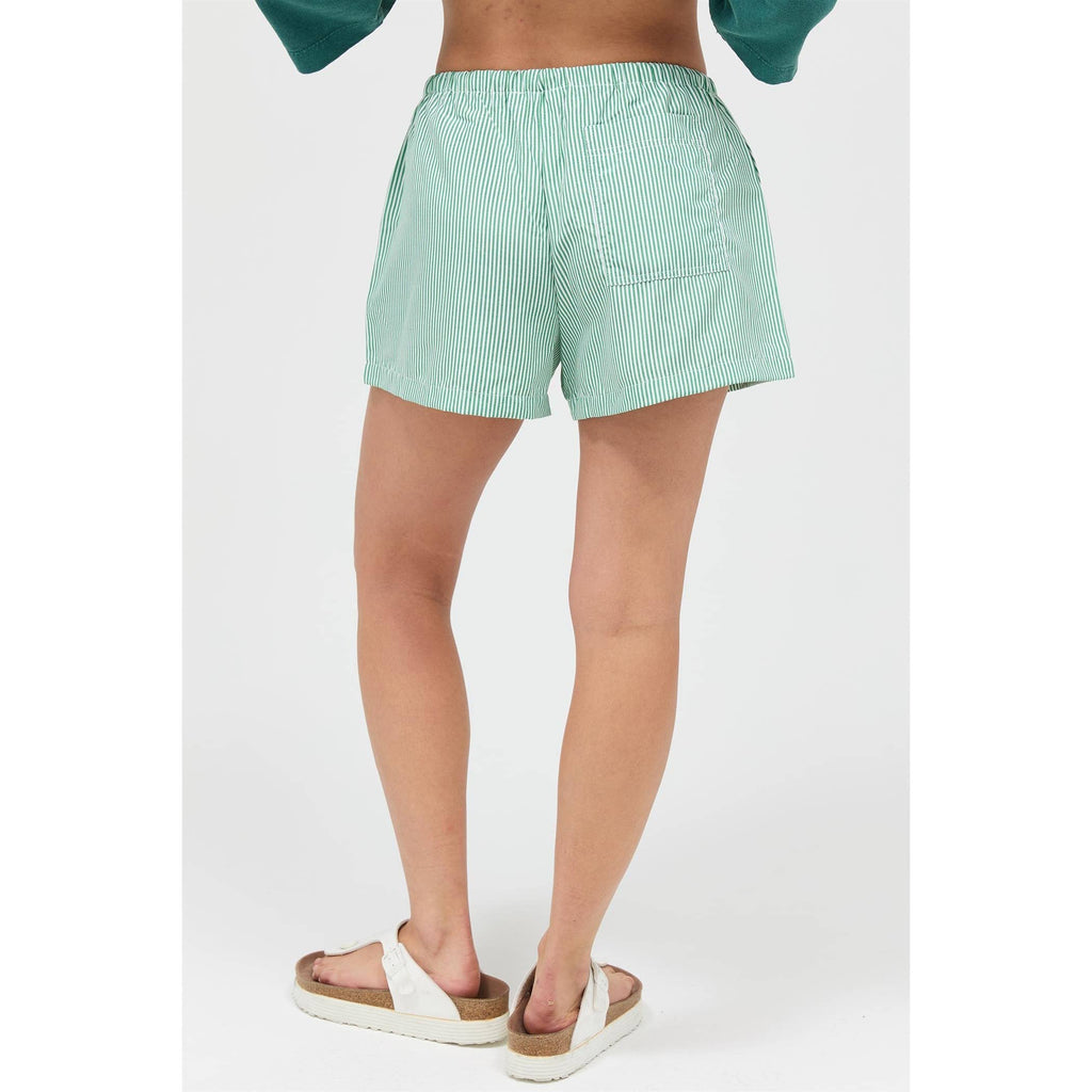 Striped Drawstring Shorts