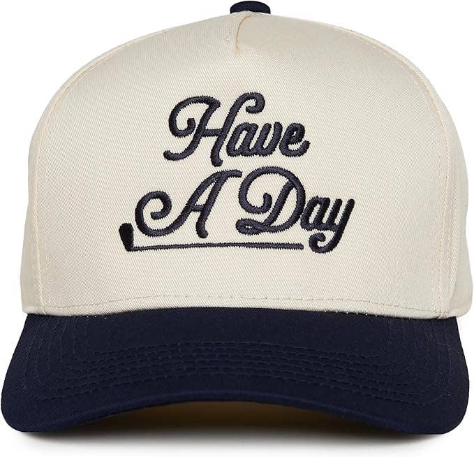 Have a Nice Day - Navy/Beige