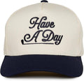 Have a Nice Day - Navy/Beige