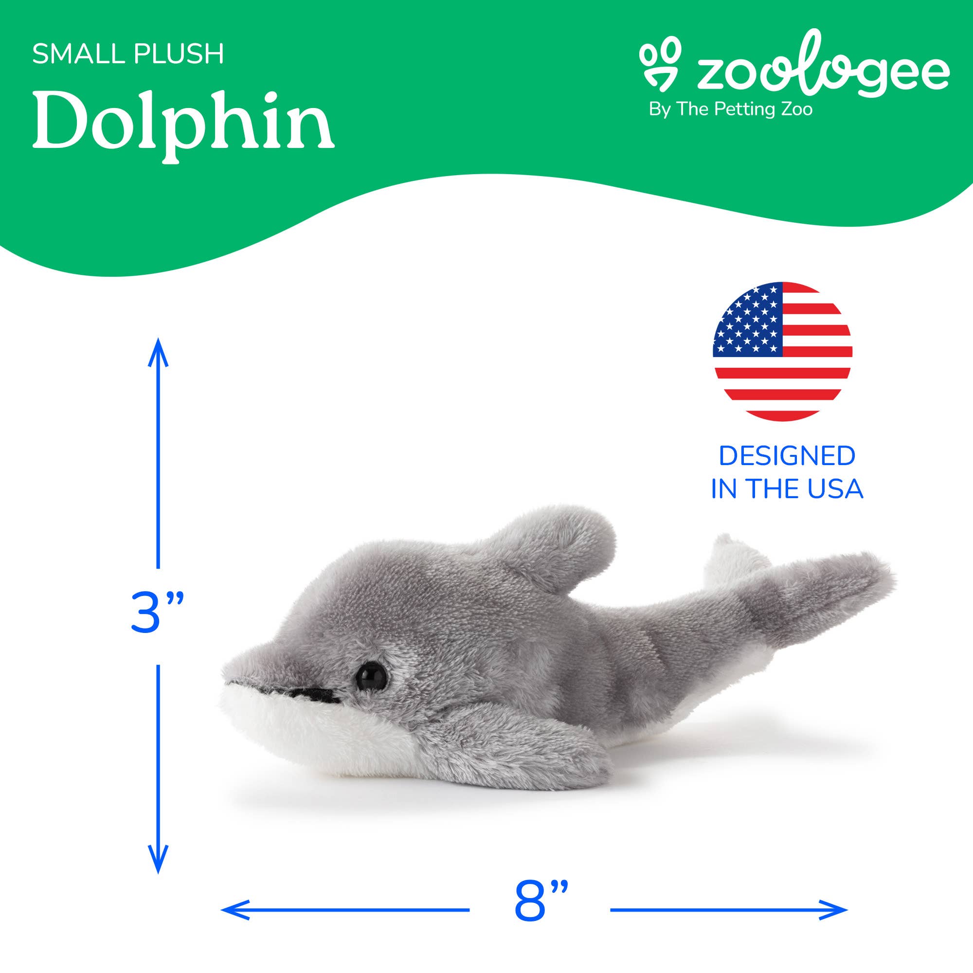 8" Scoopz Dolphin Sea Life