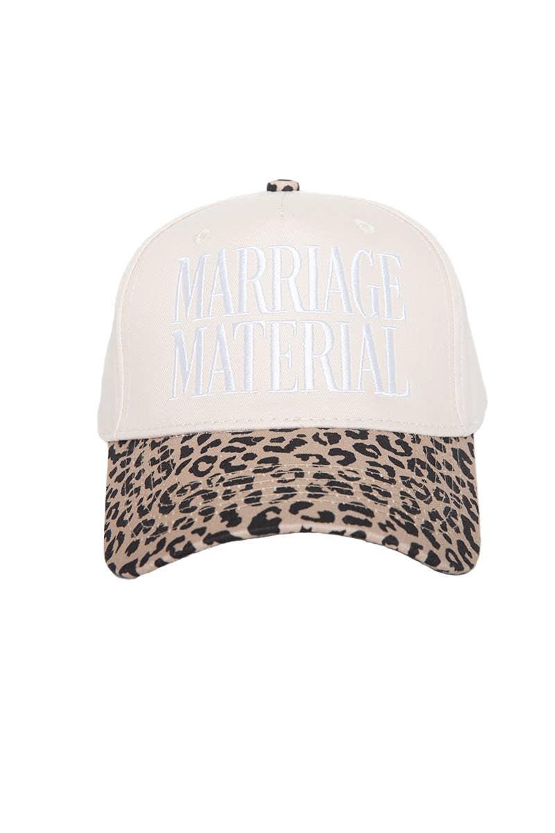 Marriage Material Two-Toned Trucker Hats For Women For Grads
