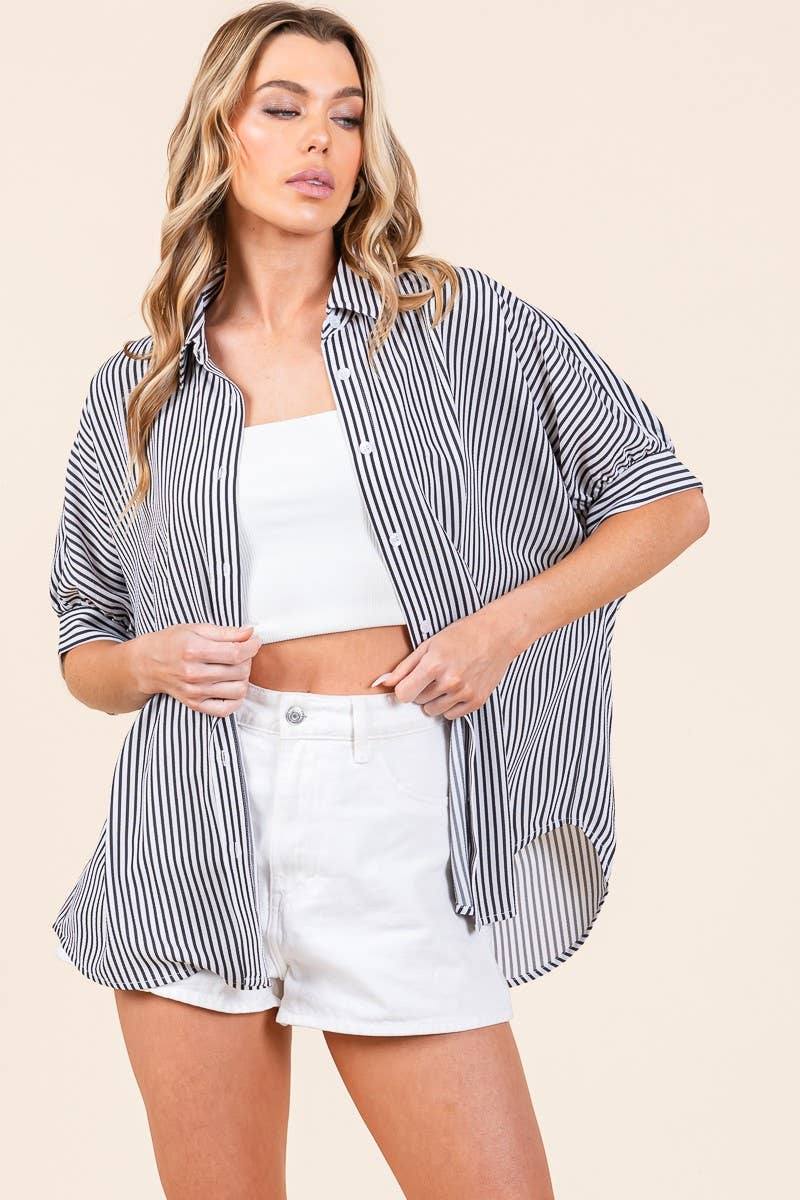 Oversized Button Down Shirt
