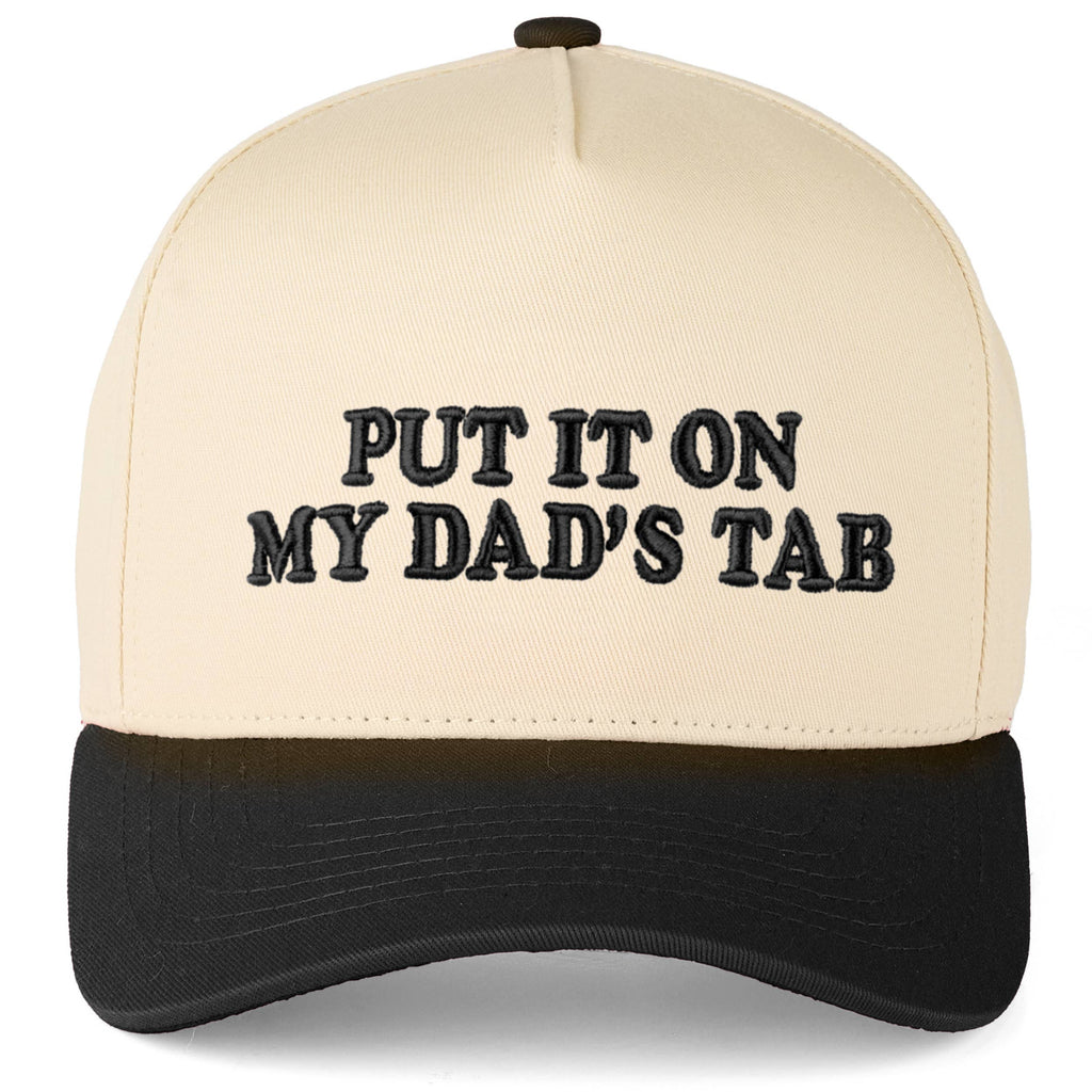 C.C PUT IT ON MY DAD'S TAB Letter Trucker Hat
